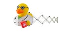Doctor Rubber Duck on scissors