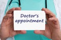 Doctor`s medical appointment doctor medicine ill illness healthy Royalty Free Stock Photo