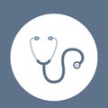 Doctor`s stethoscope logo for institutions and designations