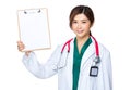 Doctor show with white board