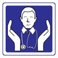 Doctor sign Royalty Free Stock Photo