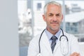 Doctor standing with arms folded Royalty Free Stock Photo