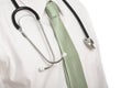 Doctor With Stethescope Royalty Free Stock Photo