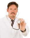 Doctor with Stethoscope Royalty Free Stock Photo