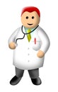 Doctor surgeon with stethoscope