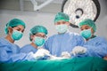 Doctor and Surgery team operating