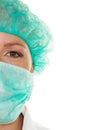 Doctor with surgical mask