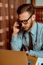 Doctor using smartphone Royalty Free Stock Photo