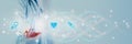 Doctor Using System Analysis treatment Healthcare Patient, Data Network via Cloud, Digital Healthcare with artificial intelligence
