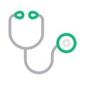 Doctor vector color line  icon Royalty Free Stock Photo