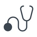 doctor vector glyph flat icon Royalty Free Stock Photo