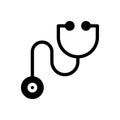 Doctor vector glyph flat icon Royalty Free Stock Photo