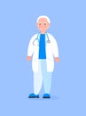 Doctor vector isolated for web, app. Therapist, surgeon, scientist are shown in cartoon style. Nurse is helping. Medical stuff