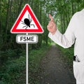 Doctor warns against TBE ticks Royalty Free Stock Photo