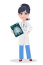 Doctor woman, professional medical staff