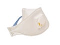 Doctor - Worker - Dust - Corona Virus Protection Mask FFP2. Isolatet on white bacgground