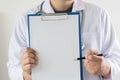 Doctor workhard patient and notes medical copy space Royalty Free Stock Photo