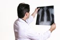 Doctor with X-ray Royalty Free Stock Photo