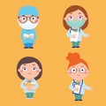 Doctors cartoon characters