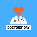 Doctors Day background Royalty Free Stock Photo