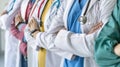 The team of doctors.AI generated image Royalty Free Stock Photo