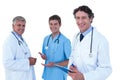 Doctors and nurses discussing together Royalty Free Stock Photo