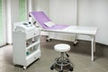 Doctors Office with examination bed Royalty Free Stock Photo