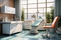 Doctors office interior with modern workplace Royalty Free Stock Photo
