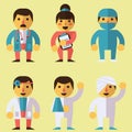 Doctors, surgeon, nurse, patients
