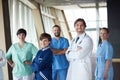 Doctors team walking Royalty Free Stock Photo