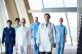 Doctors team walking Royalty Free Stock Photo