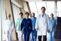 Doctors team walking Royalty Free Stock Photo