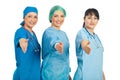 Doctors women welcoming Royalty Free Stock Photo