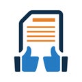 Document approval Icon