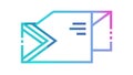 Document with Arrow & List Icon Vector, Process & Information Flow, vector design Generative AI Royalty Free Stock Photo