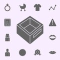 document box icon. web icons universal set for web and mobile Royalty Free Stock Photo