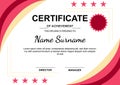 document certificate achievement background template vector design creative Royalty Free Stock Photo