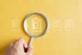 Document checking quality and approve management with Quality Assurance Standardization, certification.
