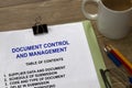 Document controller management- concpt for document control