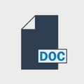 Document DOC file format icon