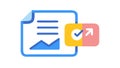 Document Export Icon, vector design Generative AI Royalty Free Stock Photo