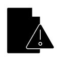 Document failure Vector icon which can easily modify or edit Royalty Free Stock Photo