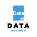 document file data icon vector logo template illustration design