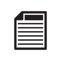 Document icon - File Icon - text from icon