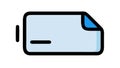 Document File Icon for Paper Page Information Data Text, vector design Generative AI Royalty Free Stock Photo