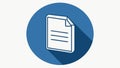 Document File Icon for Text and Data Management, vector design Generative AI Royalty Free Stock Photo