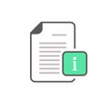 Document file info info button page icon