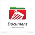 Document File Logo Design Template