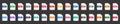 Document File Types and Extensions. Set of pdf, doc, jpg, xls, zip. Graphic templates for ui. Common Types of File Formats