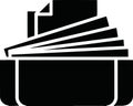 Document Filing Tray Icon Royalty Free Stock Photo